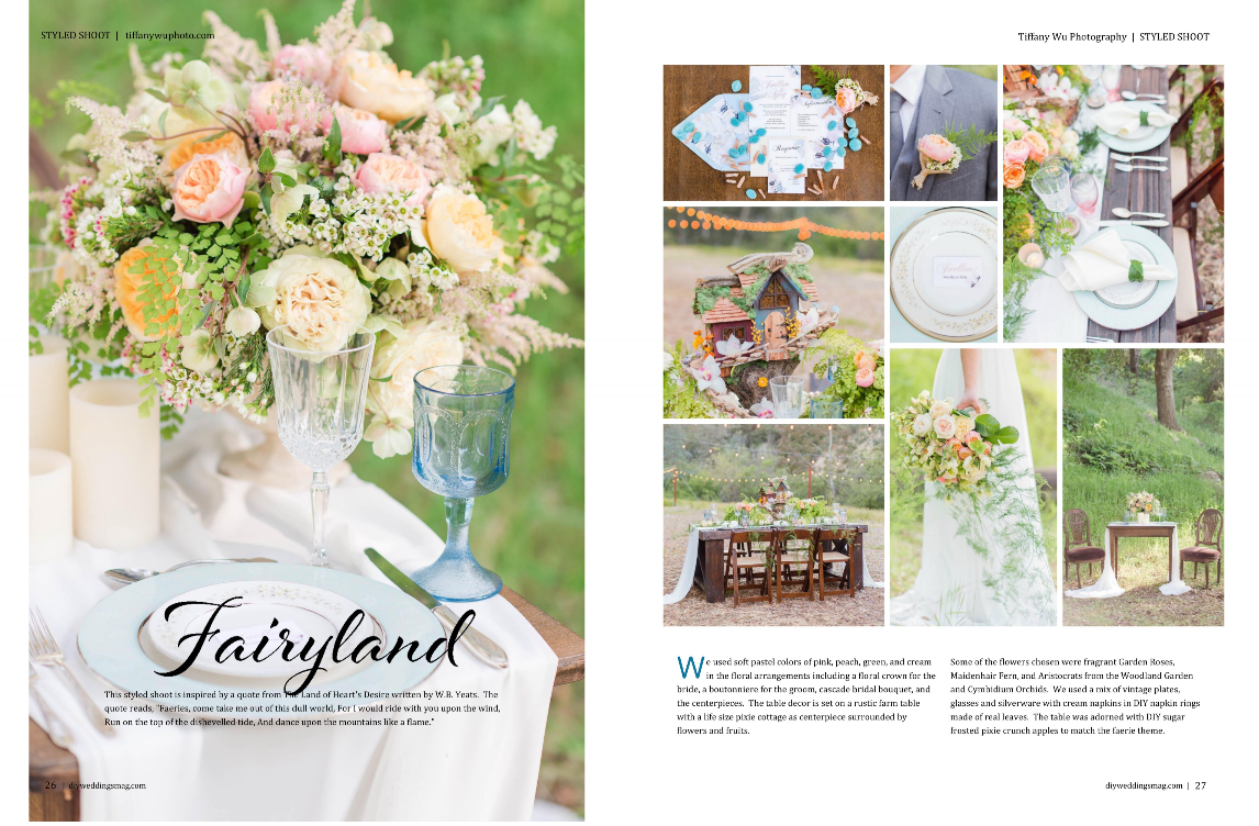 Featured in DIY Weddings Magazine