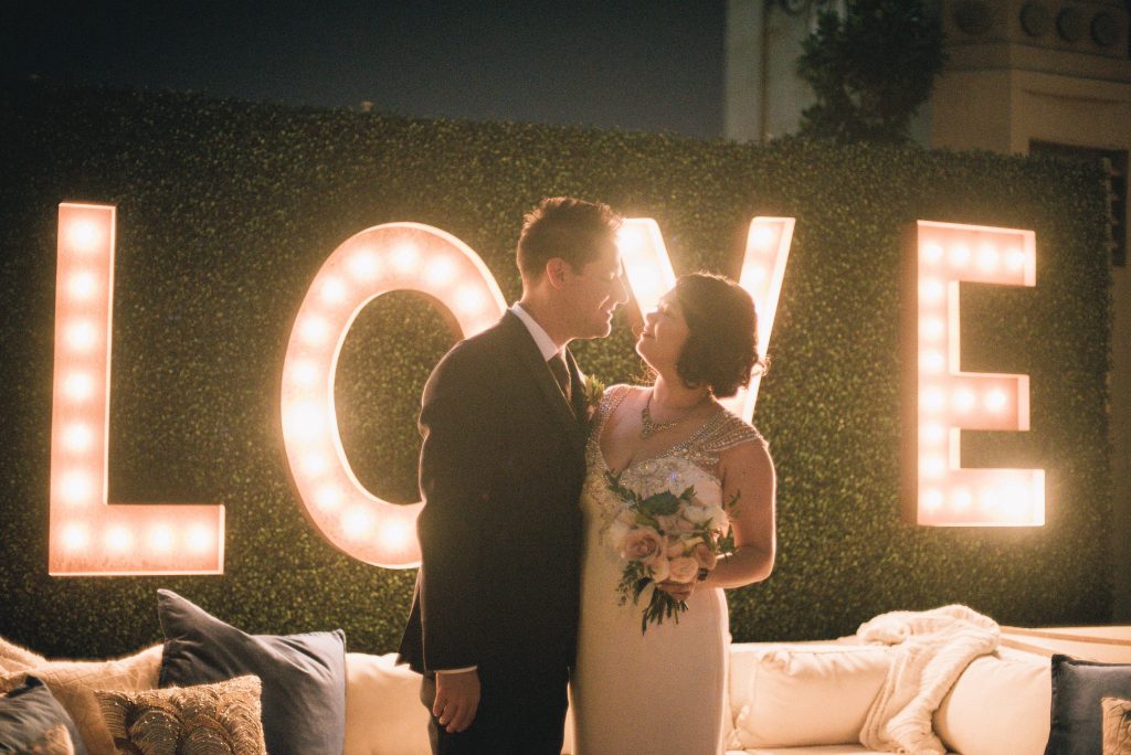 Emi & Rob Oviatt Penthouse Wedding Downtown Los Angeles