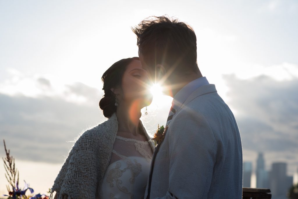 Preston & Magdalena's Los Angeles Art Inspired Rooftop Wedding 