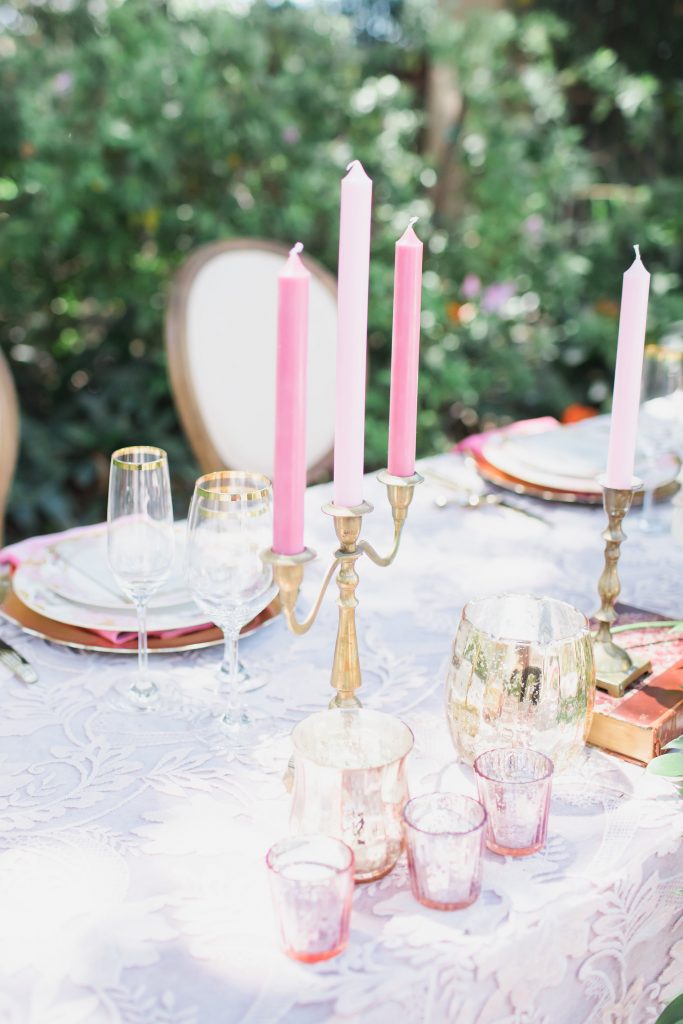 Timeless Romance Wedding Tablescape Maxwell House Pasadena