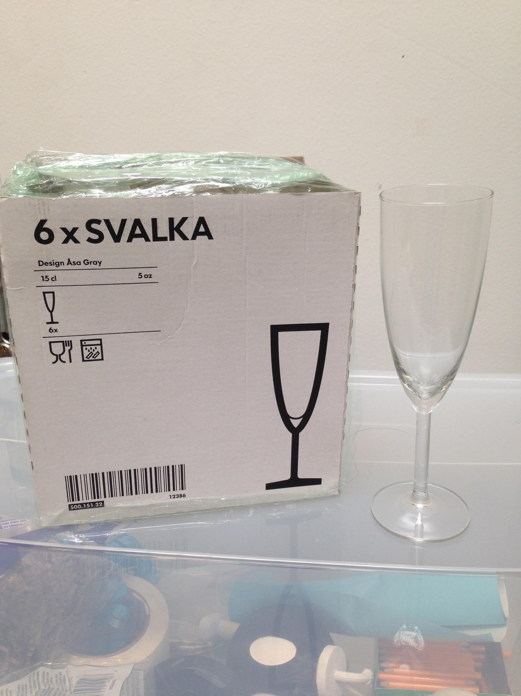 ikea Svalka flutes In the Events