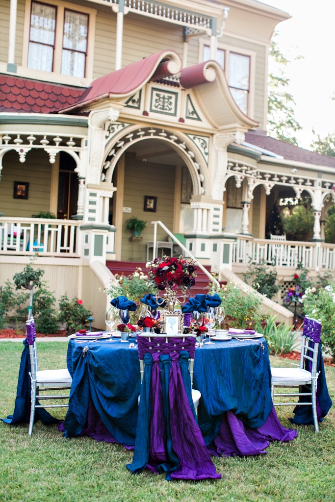 coraline inspired wedding shot at the Pinney House in Sierra Madre