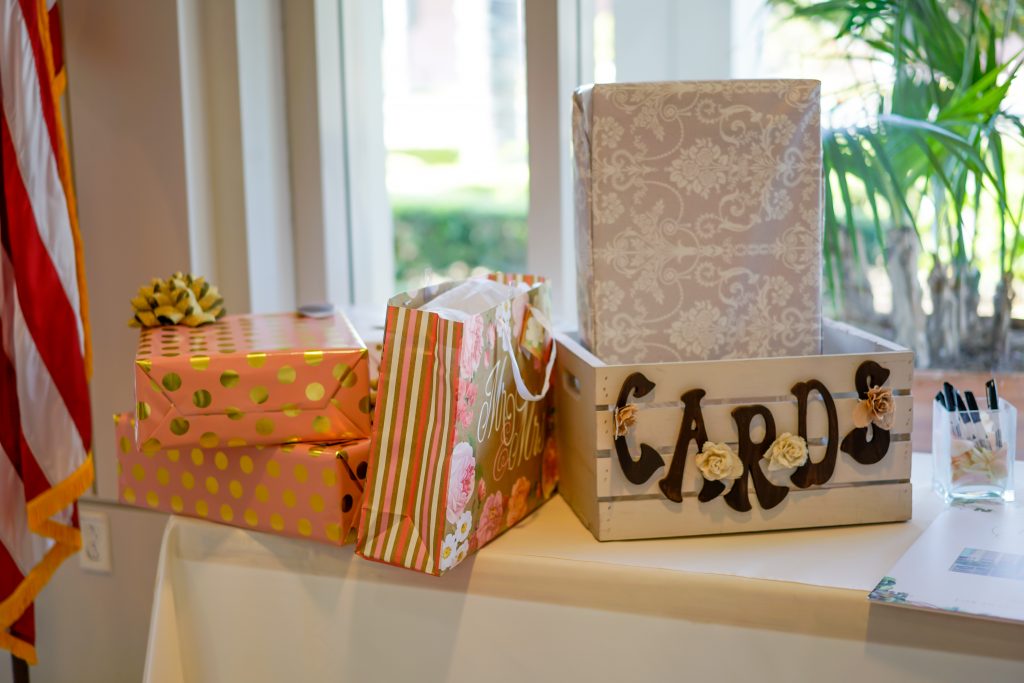 DIY Wedding Card Box with wooden crate and letters