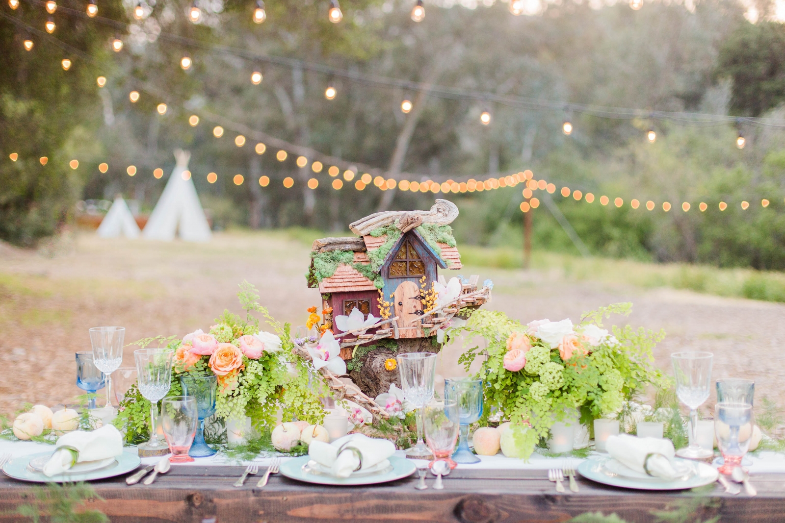 Ethereal Woodland Faerie Inspired Wedding In The Clouds Events 9678