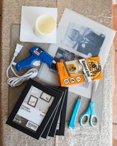 DIY Memorial Photo Luminary Tutorial Materials