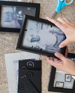 DIY Memorial Photo Frame Luminary Tutorial Vellum Photo