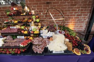 hogwarts Grand Hall Dinner Feast Harry Potter Inspired Wedding Grazing Table