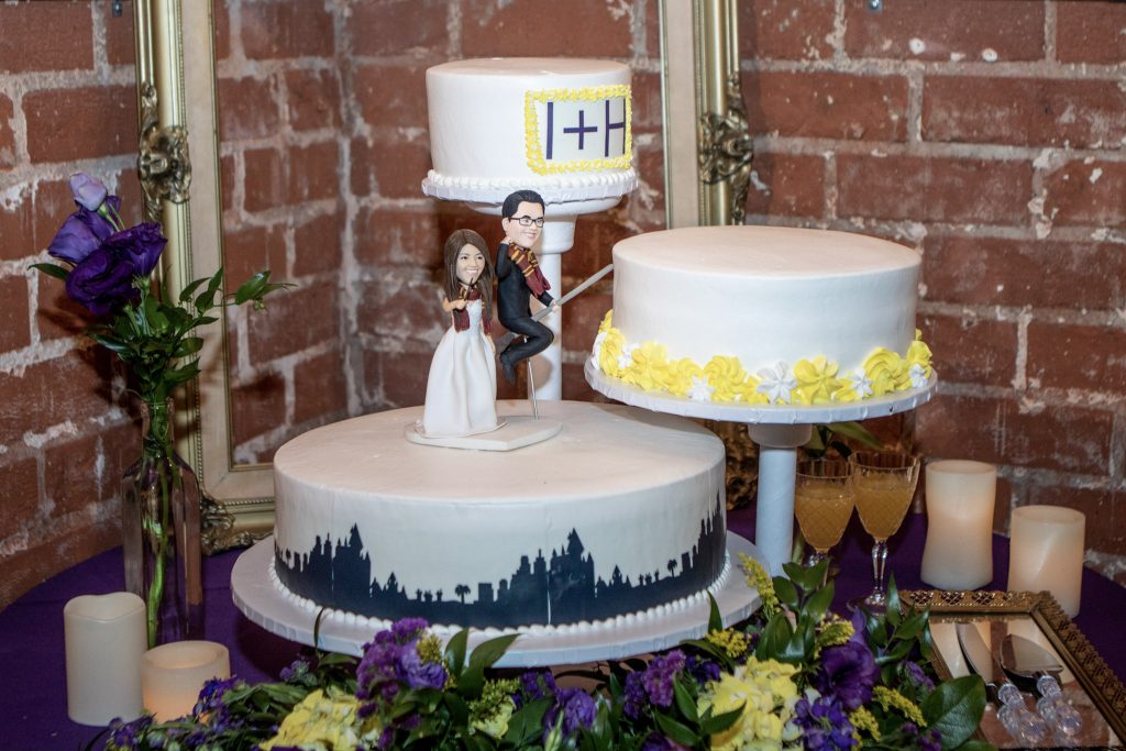 Harry Potter Wedding Cake 3 separate tier 