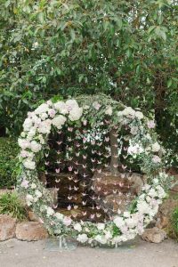 Modern Japanese Wedding Ceremony Garden Paper Crane