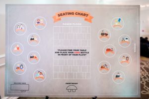 Kelvin & Grace Castaway Burbank Wedding Seating Chart