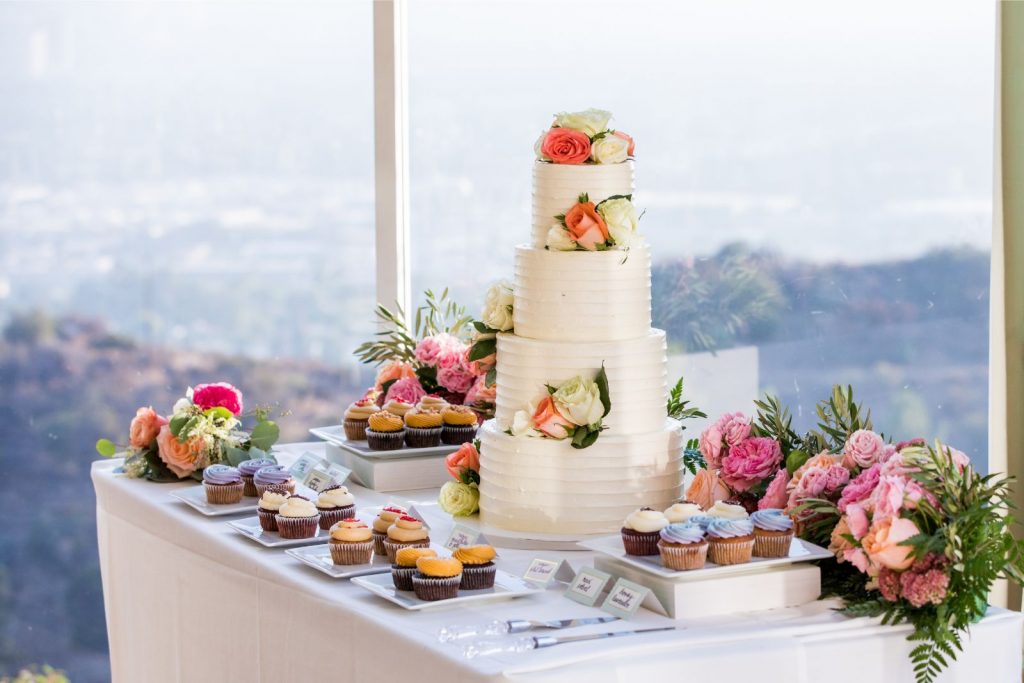 Kelvin & Grace Burbank Wedding - Cake