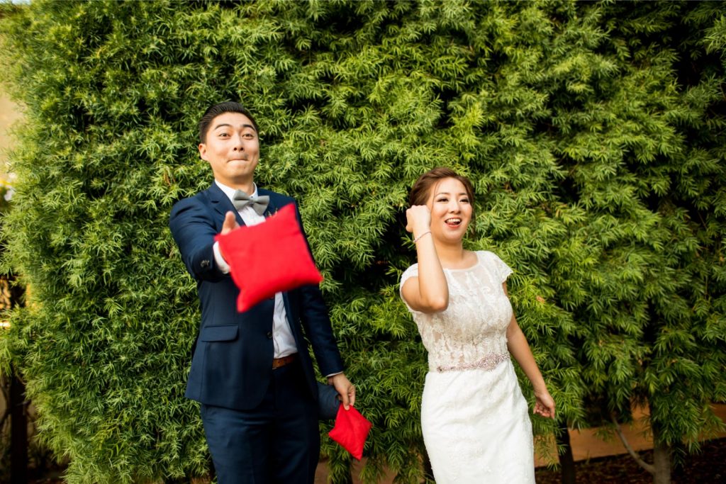 kelvin and grace wedding - paper flower backdrop