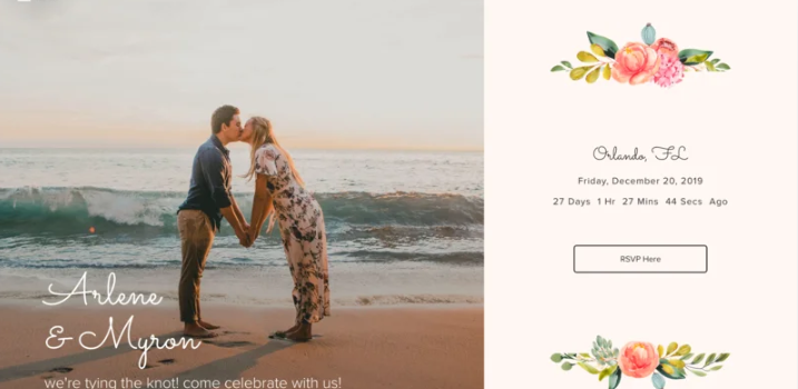 Creating Your Wedding Website