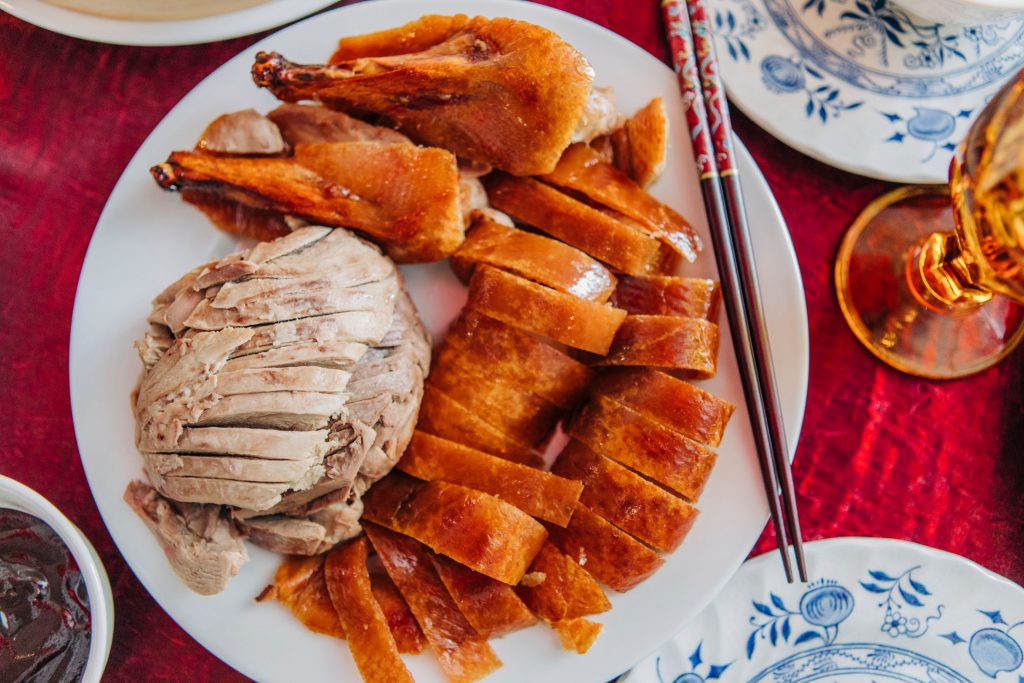 Chinese New Year Dinner Peking Duck