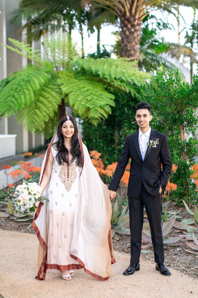 Portofino Hotel & Marina Wedding South Asian Bride Hispanic Groom