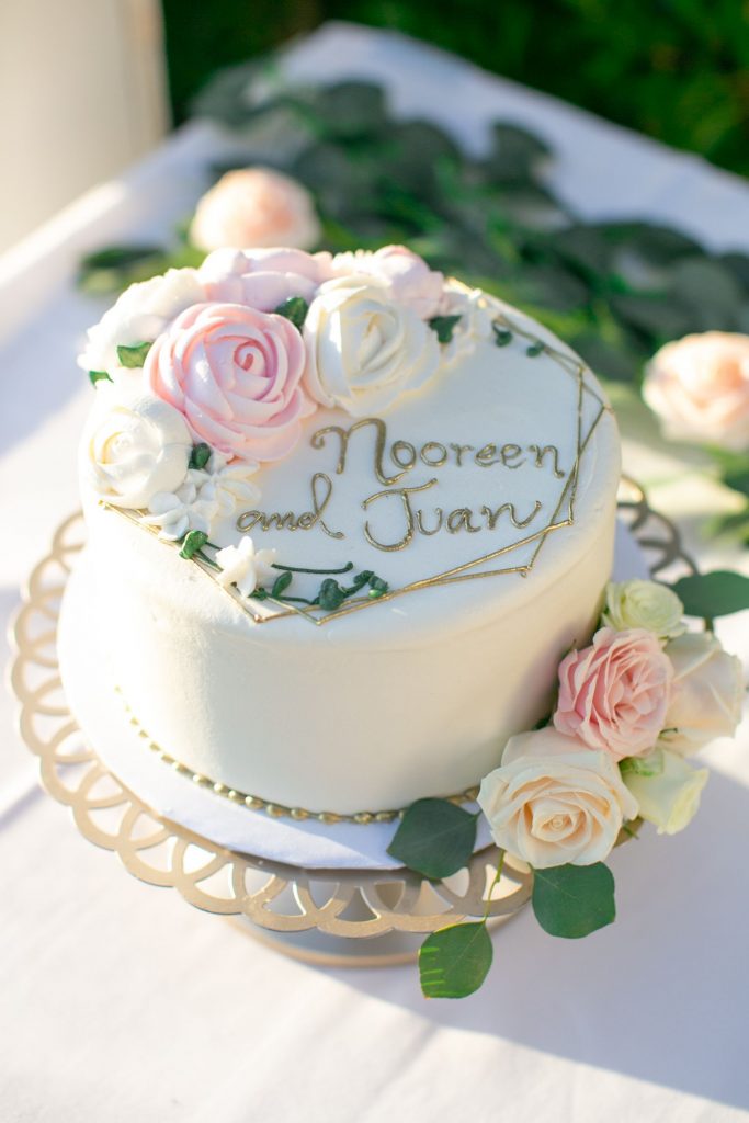 Portofino Hotel & Marina Redondo Beach Single Tier Wedding Cake