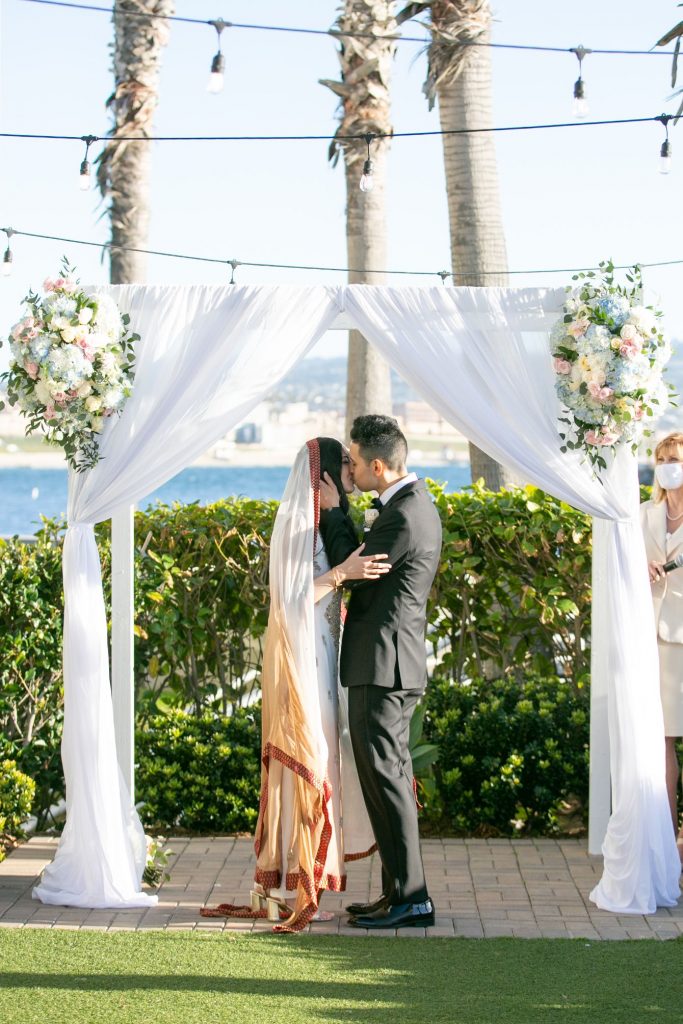 Portofino Hotel & Marina Seaside Lawn Wedding Arch